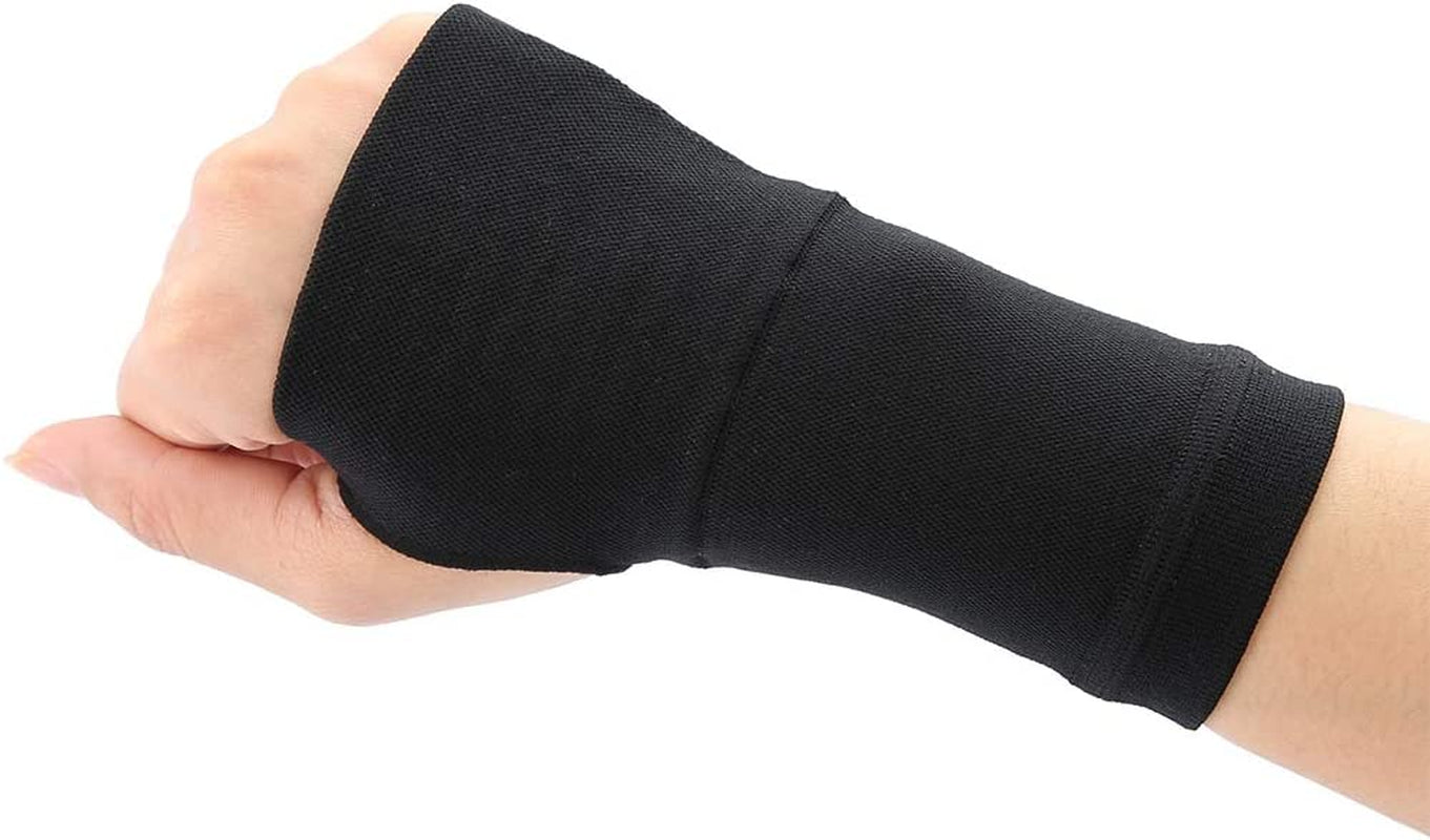Wrist Support Thumb Brace,Wrist Thumb Support Compression Gloves for Tendonitis, Arthritis, Carpal Tunnel Splint for Relieve Hand Wrist Thumb Joint Pain(M-Black)
