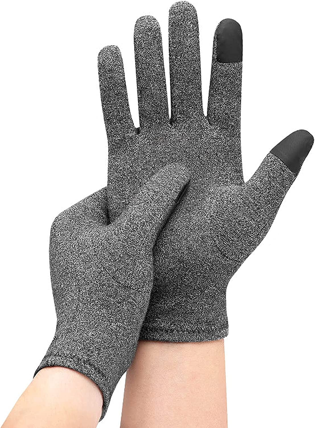 Mengk Full Finger Arthritis Gloves Touchscreen Sports Gloves for Arthritis Hand Support Joint Pain Relief