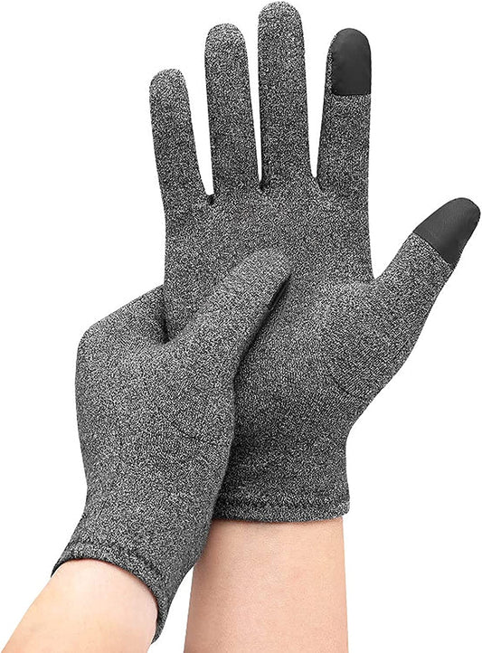 Mengk Full Finger Arthritis Gloves Touchscreen Sports Gloves for Arthritis Hand Support Joint Pain Relief