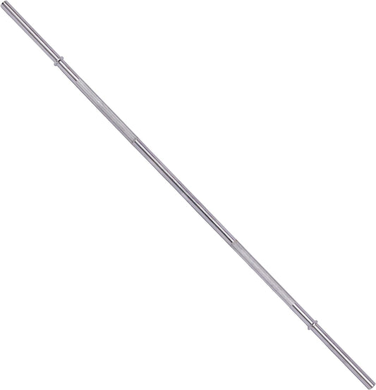 Sporzon! Olympic Barbell Standard Weightlifting Barbell, 1-inch, 5FT, Chrome - $30