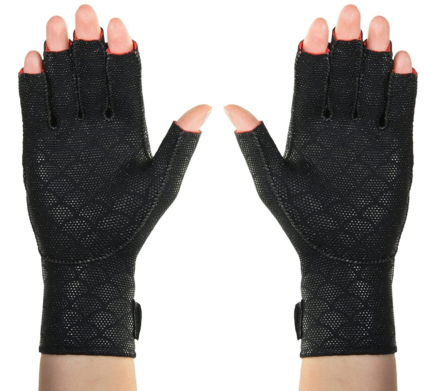 Thermoskin Arthritic Fingerless Gloves, Black, Small, 7"-7 3/4" (18-20 Cm)