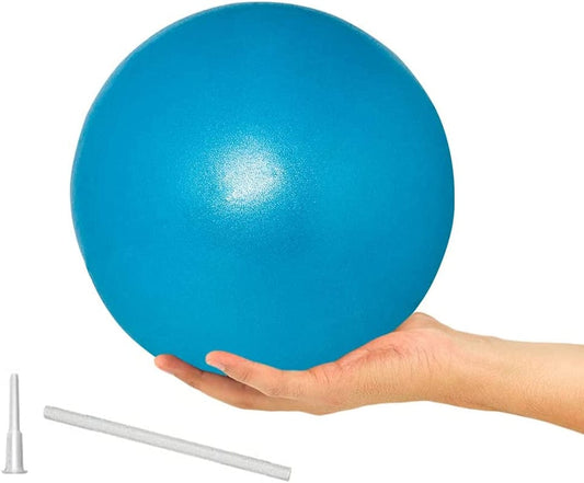 9 Inch Exercise Pilates Ball Mini Exercise Barre Ball for Yoga,Stability Exercise Training Gym anti Burst and Slip Resistant Balls Physical Therapy Improves Balance, Core Strength, Back Pain Posture