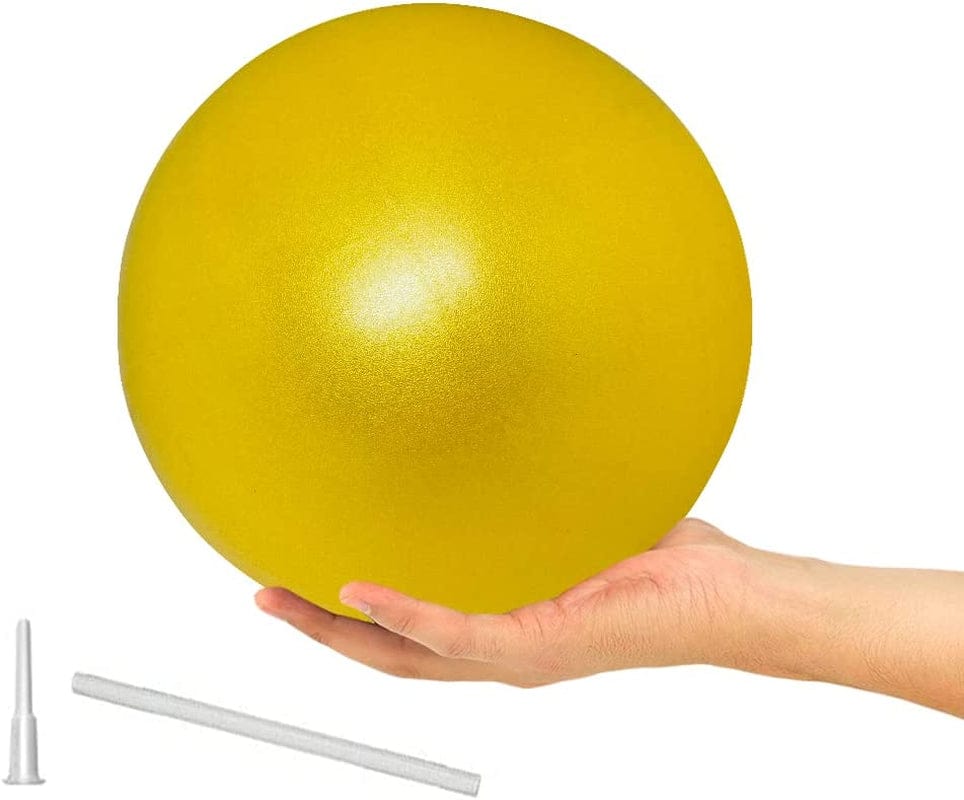 9 Inch Exercise Pilates Ball Mini Exercise Barre Ball for Yoga,Stability Exercise Training Gym anti Burst and Slip Resistant Balls Physical Therapy Improves Balance, Core Strength, Back Pain Posture