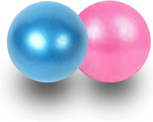 9 Inch Mini Exercise Barre Ball for Yoga,Pilates,Physical Therapy Improves Balance,Training Core Strength Stability anti Burst Slip Resistant Balls with Inflatable Straw