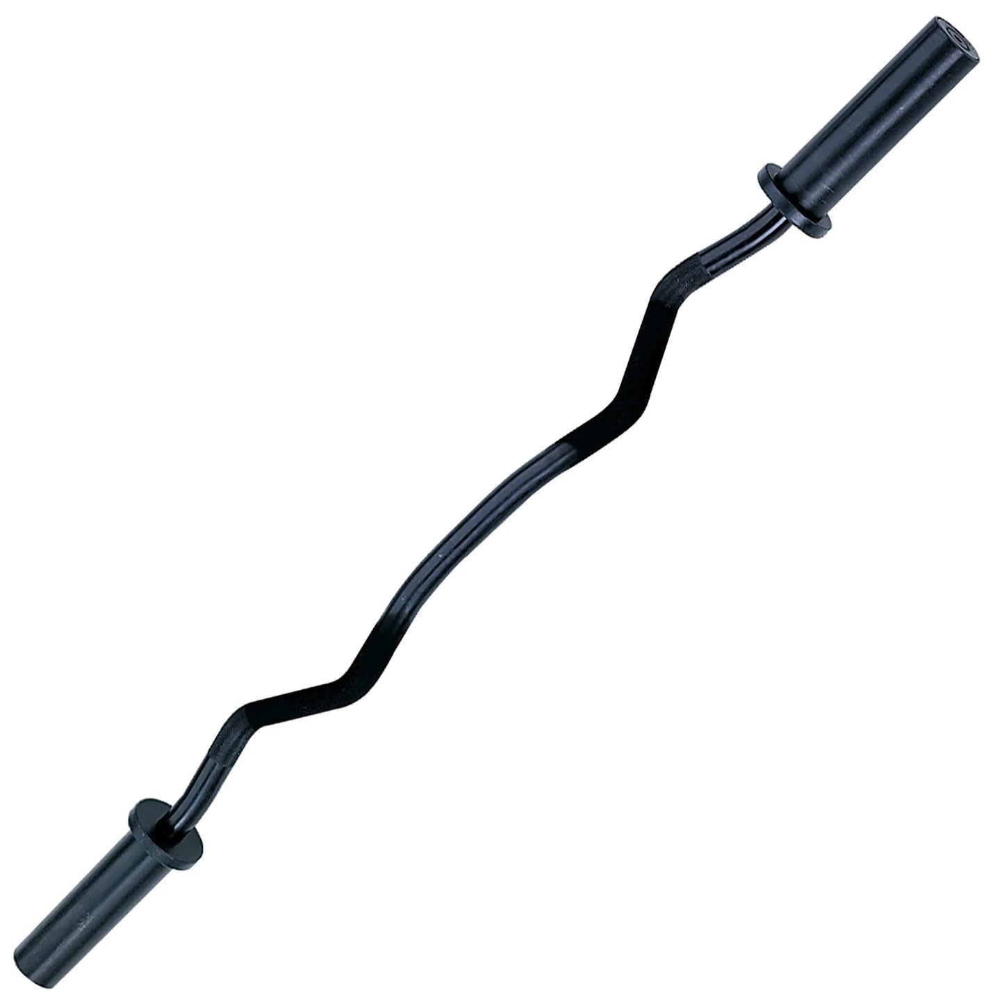 Body-Solid Olympic EZ Curl Bar OB47 black option closer look