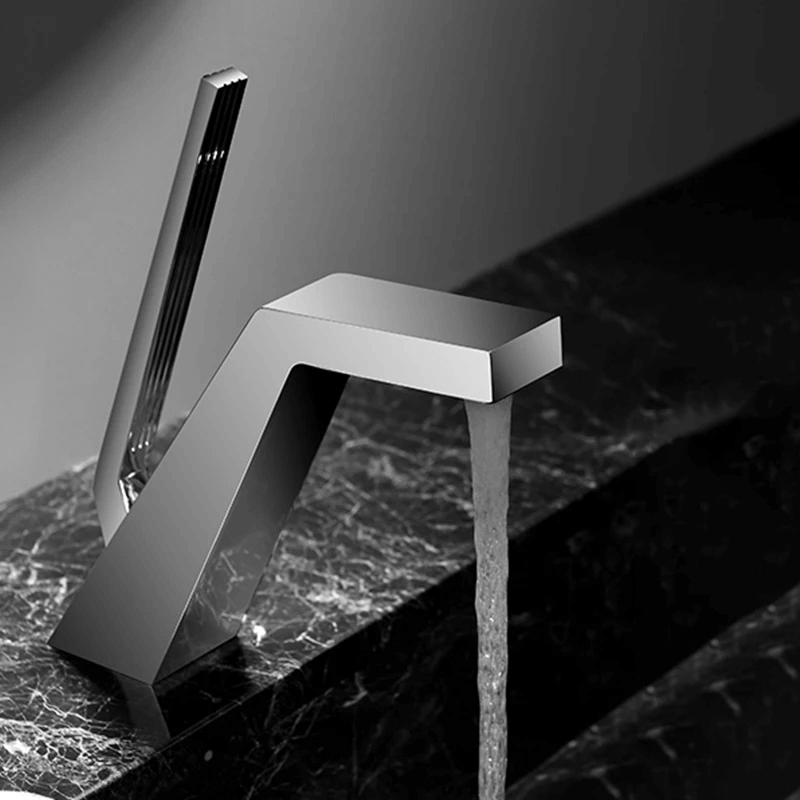 Brass Matte Single Lever Hot and Cold Crane Faucet