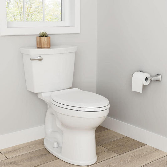 American Standard Champion Two-Piece 1.28 GPF Single Flush Elongated Chair Toilet - $100