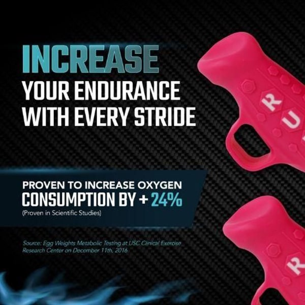 Egg Weights 1.0 Lb Set Youth Running Pods Pink