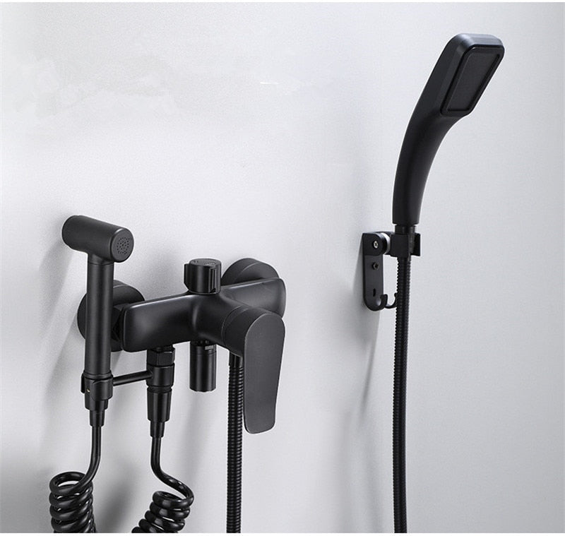 wall mounted bathroom shower faucet