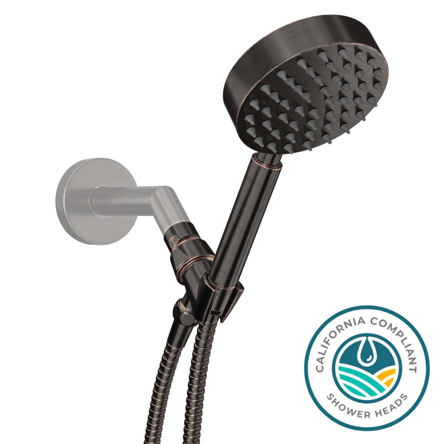 Oil Rubbed Bronze / 1.75 All Metal Handheld Shower head Set