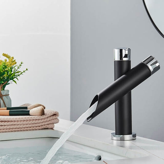 Modern Bamboo Shaped Bathtub Faucet