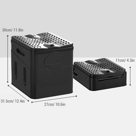Nebublu Camping Potty with Lid - Portable Folding Toilet for Travel, Hiking, and Excursions