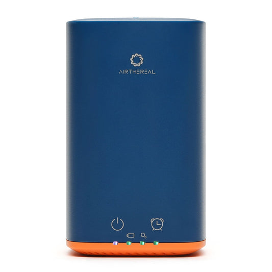 Airthereal PA300-GO Portable Ozone Generator, Cordless Battery-Powered Odor Eliminator for Cars, Travel, Shoe Cabinets, and Small Spaces, (Blue/White)