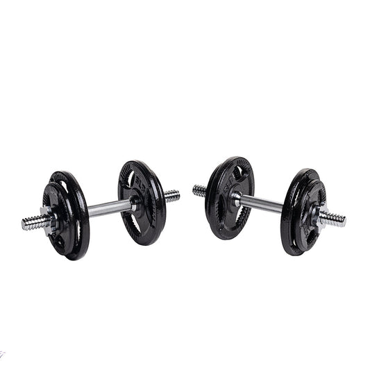 40lbs Cast Iron Grip Standard 1 Inch Dumbbell Weight Set