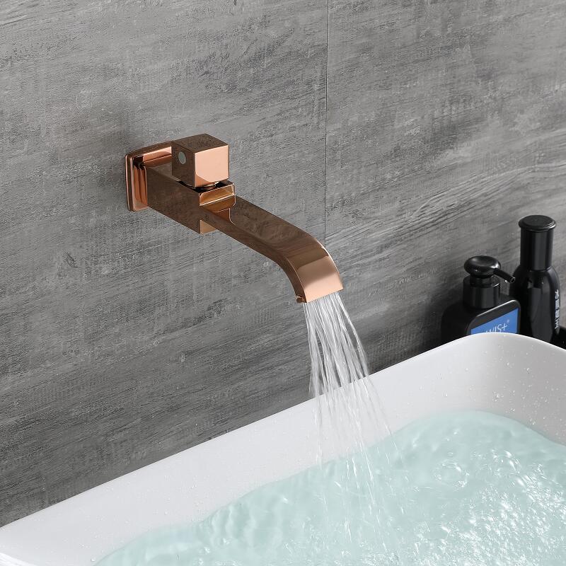Simple Wall Mounted Bathroom Faucet
