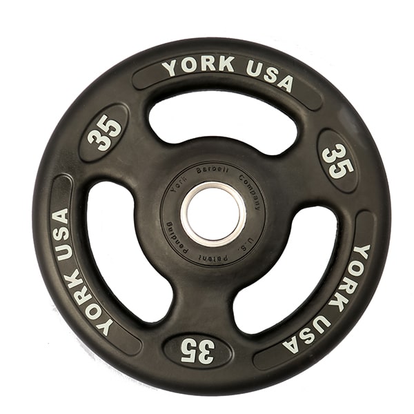 York Barbell 2" Iso-Grip Urethane Plate