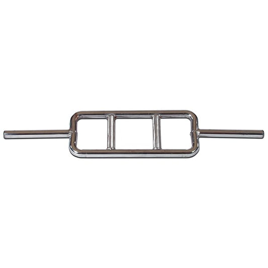 York Barbell Chrome Tricep Bar w/ Fixed Inner Collars
