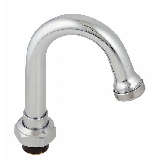 T&S Brass 133X Swivel Gooseneck Faucet, 5-11/16 Spread, 10-3/8 H, 6-3/8 Clearance