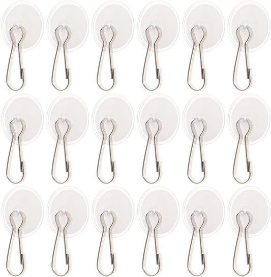 Abaodam 20Pcs Ceiling Hooks Hanging Seamless Hook Adhesive Wall Mount Hooks for Planter Suspension Straps Yoga Swing Brackets Resistance Trainer Yoga