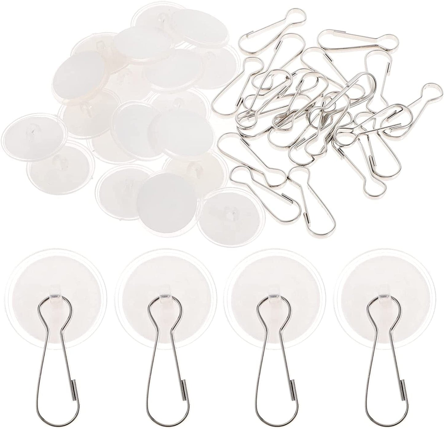 Abaodam 20Pcs Punch Suspension Decoration Free Balloon Yoga Reusable Hook Garland Brackets Resistance Straps Hooks Heavy Lantern Swing Trainer Ceiling Sticky Feeder Adhesive Banner