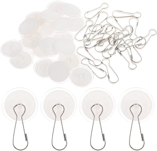 Abaodam 20Pcs Punch Suspension Decoration Free Balloon Yoga Reusable Hook Garland Brackets Resistance Straps Hooks Heavy Lantern Swing Trainer Ceiling Sticky Feeder Adhesive Banner