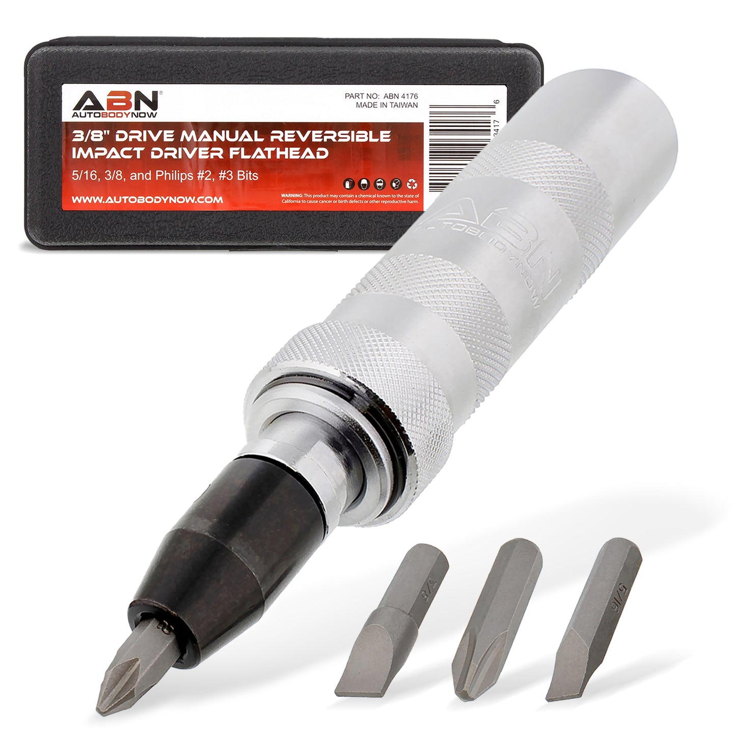 Reversible Manual Impact Driver and Impact Screwdriver Bits ABN 4169-4176_PARENT