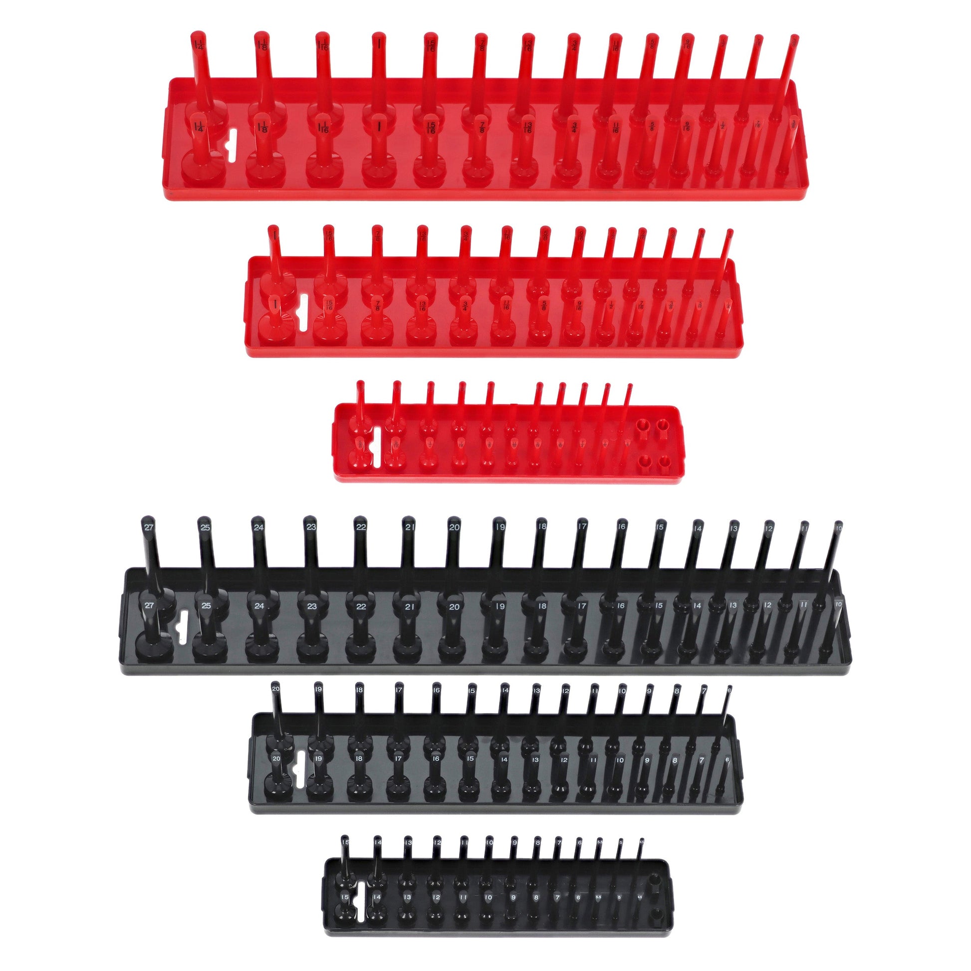 Socket Organizer Tray Set - 6pk Small and Deep Well Socket Holders