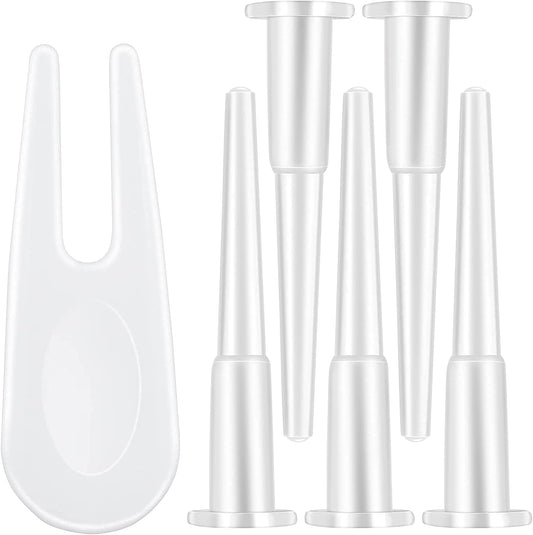 Aster Yoga Ball Fitness Exercise Ball Air Stopper Plug Pin Adapter Kit, Exercise Ball Plug Replacement Kit