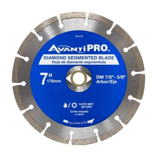 7" Diamond Circular Saw Blade Segmented Rim
