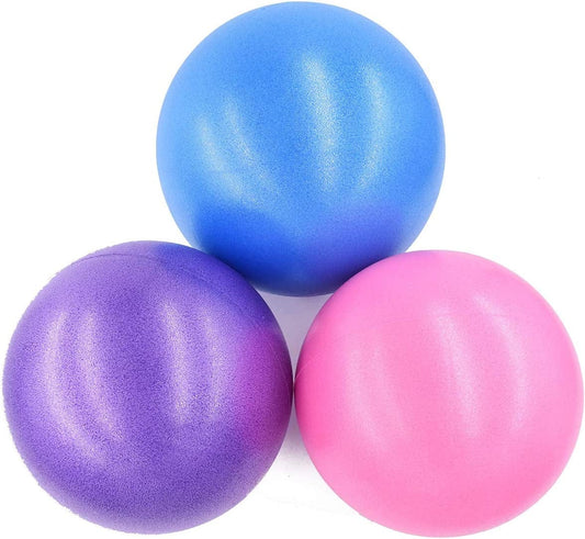 AW Fitness 9-Inch Mini Exercise Ball - for Yoga, Pilates, Barre, Physical Therapy, Fitness, Stability