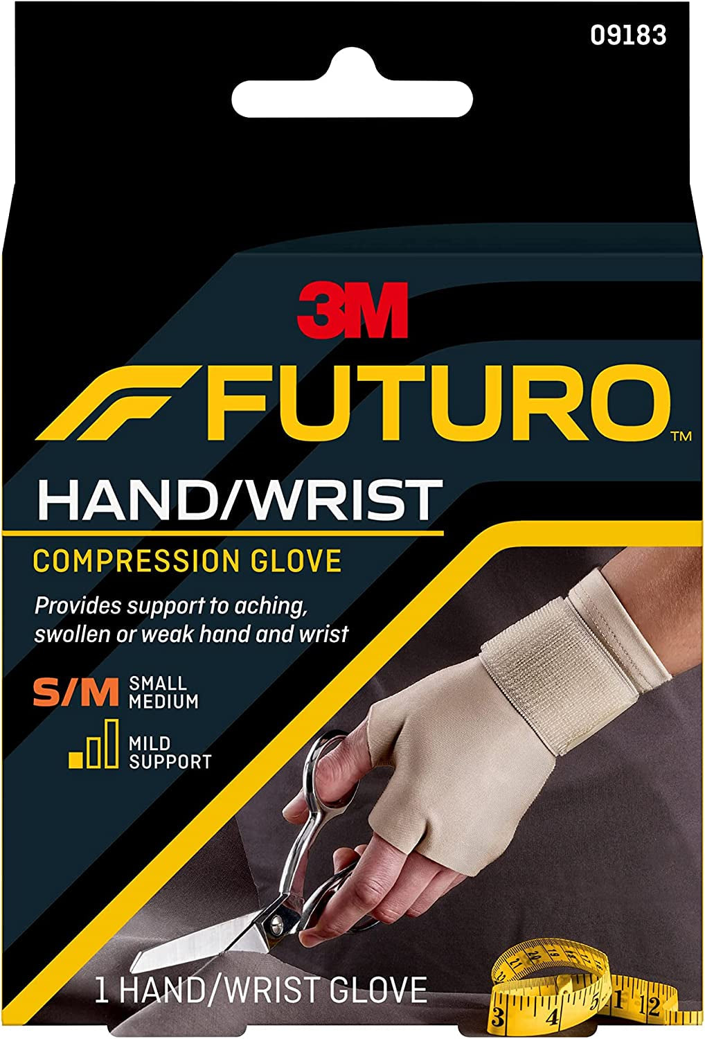 Futuro Energizing Support Glove, 09185EN, Medium