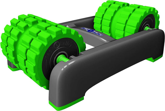 Backballer Foam Roller (Ridged) - Muscle Roller for Deep Pain Relief. Ideal for Runner Cyclist Footballer Athlete