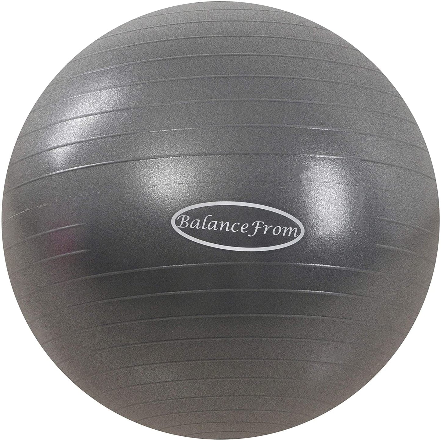 Balancefrom Anti-Burst and Slip Resistant Exercise Ball Yoga Ball Fitness Ball Birthing Ball with Quick Pump, 2,000-Pound Capacity