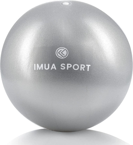 Barre Ball by Imua Sport - 9-Inch Small Exercise Ball for Barre, Yoga, Pilates and More - Workout Guide Included