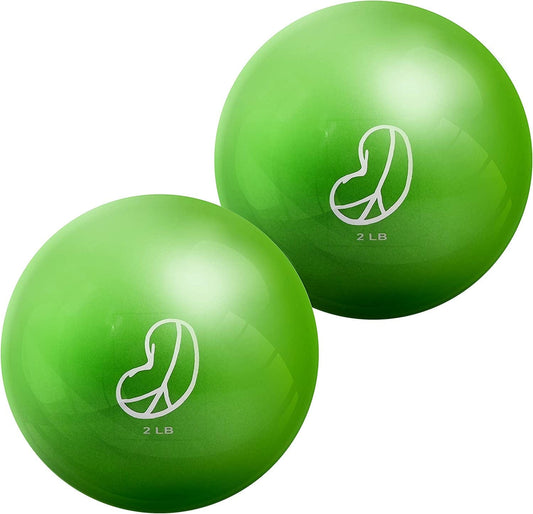 Bean Products Soft Weighted Ball Sets for Exercise Rehabilitation Yoga Pilates Easy Grip Non-Toxic Phthalate Free 2 Lb 4 Lb 6 Lb Single or Set