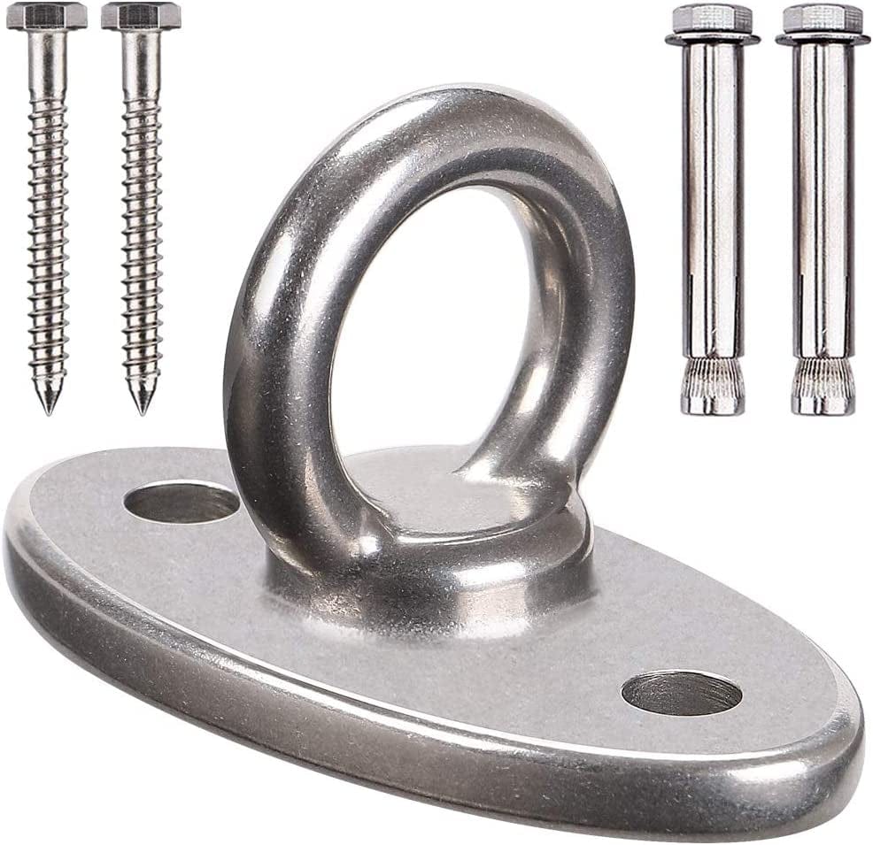 Benelabel Wall Ceiling Mount Bracket for Suspension Strap Trainer, 2800Lb Capacity, Body Weight Strength Training Systems, Aerial Yoga Swing & Hammock, Resistance Band, Battle Rope, Boxing Equipment