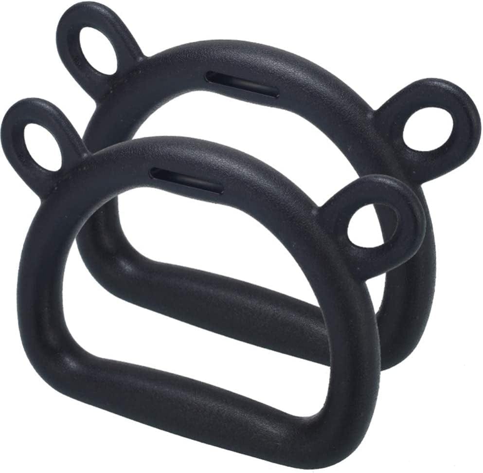 BESPORTBLE 2Pcs Kids Fitness Ring Pull up Strength Exercise Ring Suspension Trainer Household Bodybuilding Equipment for Boys Girl (Only Handles)