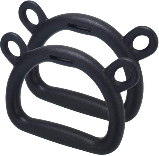 BESPORTBLE 2Pcs Kids Fitness Ring Pull up Strength Exercise Ring Suspension Trainer Household Bodybuilding Equipment for Boys Girl (Only Handles)