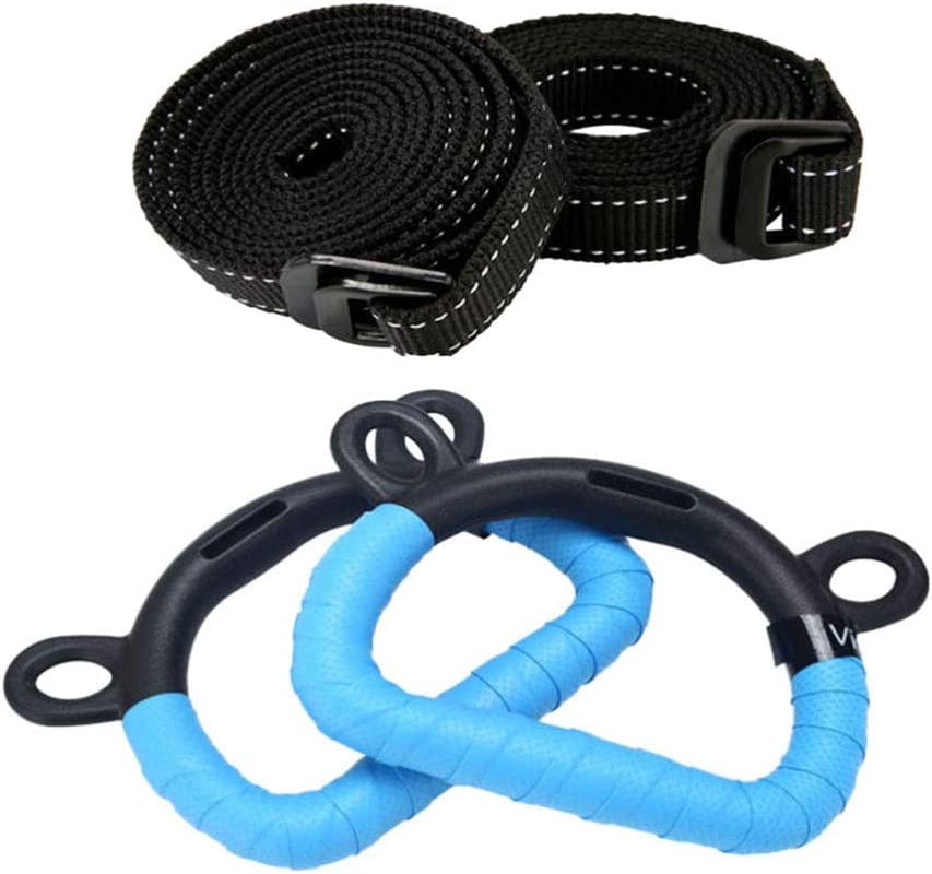 BESPORTBLE 2Pcs Kids Fitness Ring Pull up Strength Exercise Ring Suspension Trainer Household Bodybuilding Equipment for Boys Girl (Only Handles)