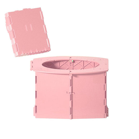 BESTHUA Portable Toilet Folding Commode Toilet Seat Porta Potty Car Toilet Washable Sturdy Compact Toilet for Camping Hiking Long Trips Traffic Jam