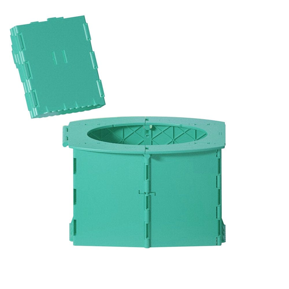 BESTHUA Portable Toilet Folding Commode Toilet Seat Porta Potty Car Toilet Washable Sturdy Compact Toilet for Camping Hiking Long Trips Traffic Jam