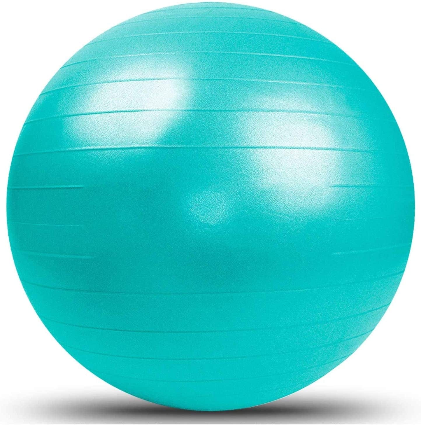 BIG.TREE Pilates Exercise Ball Anti-Burst Fitness Ball, Yoga Balance Ball for Workout, Birthing, Stability Gym Office Training and Physical Therapy(55Cm-75Cm)