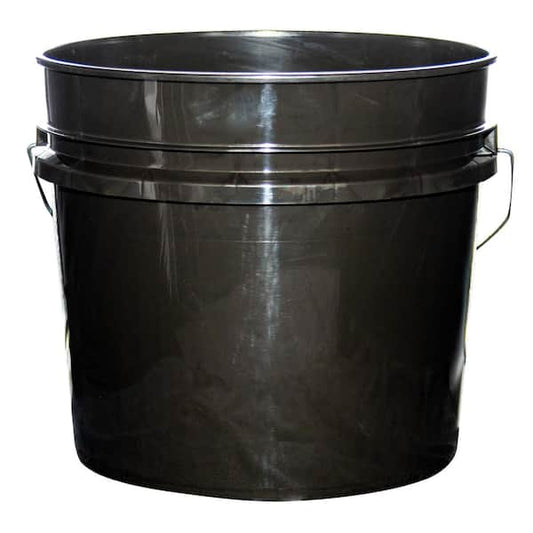 3.5 Gallon Paint Bucket Heavy Duty, Black 10-Pack
