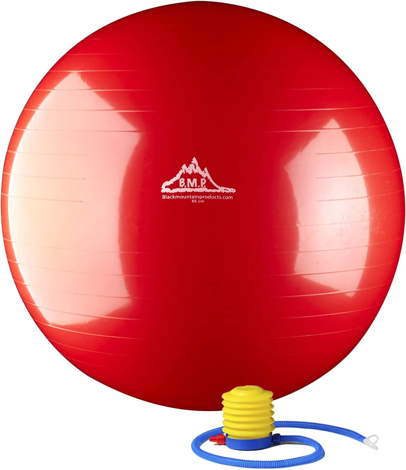 Black Mountain Products 2000Lbs Static Strength Exercise Stability Ball with Pump