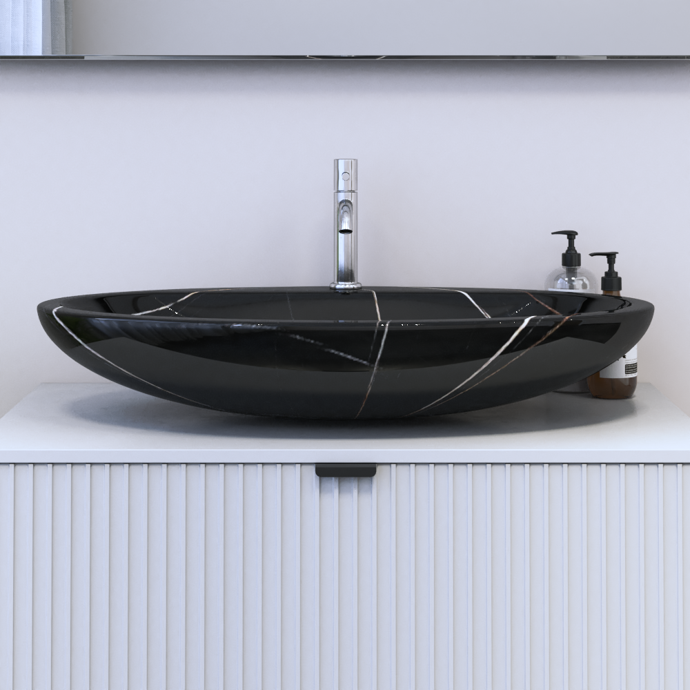 29 Inch Ceramic Vessel Sink - Meble Furniture