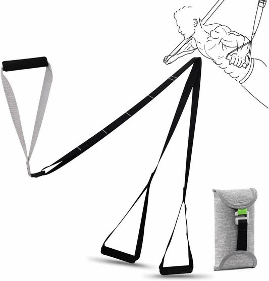 Bodyweight Fitness Resistance Kit Extension Strap Door Anchors, Resistance Bands Set,Powerlifting Strength Straps Full Body Complete Home Gym Body Core Exercise for Working Out