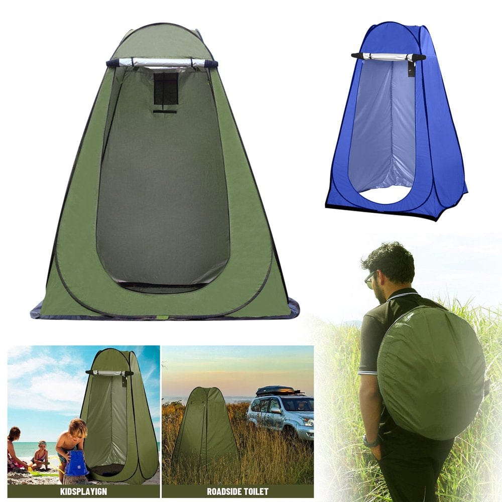 Camping Shower Tent ,Privacy Tent for Portable Toilet & for a Portable Shower, Extra Tall, Spacious Pop up Changing Tent.