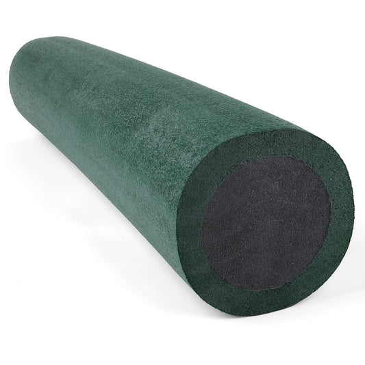 Cando Premium Two-Layer Foam Rollers for Muscle Restoration Massage Therapy Sport Recovery and Physical Therapy 6" X 30" Medium