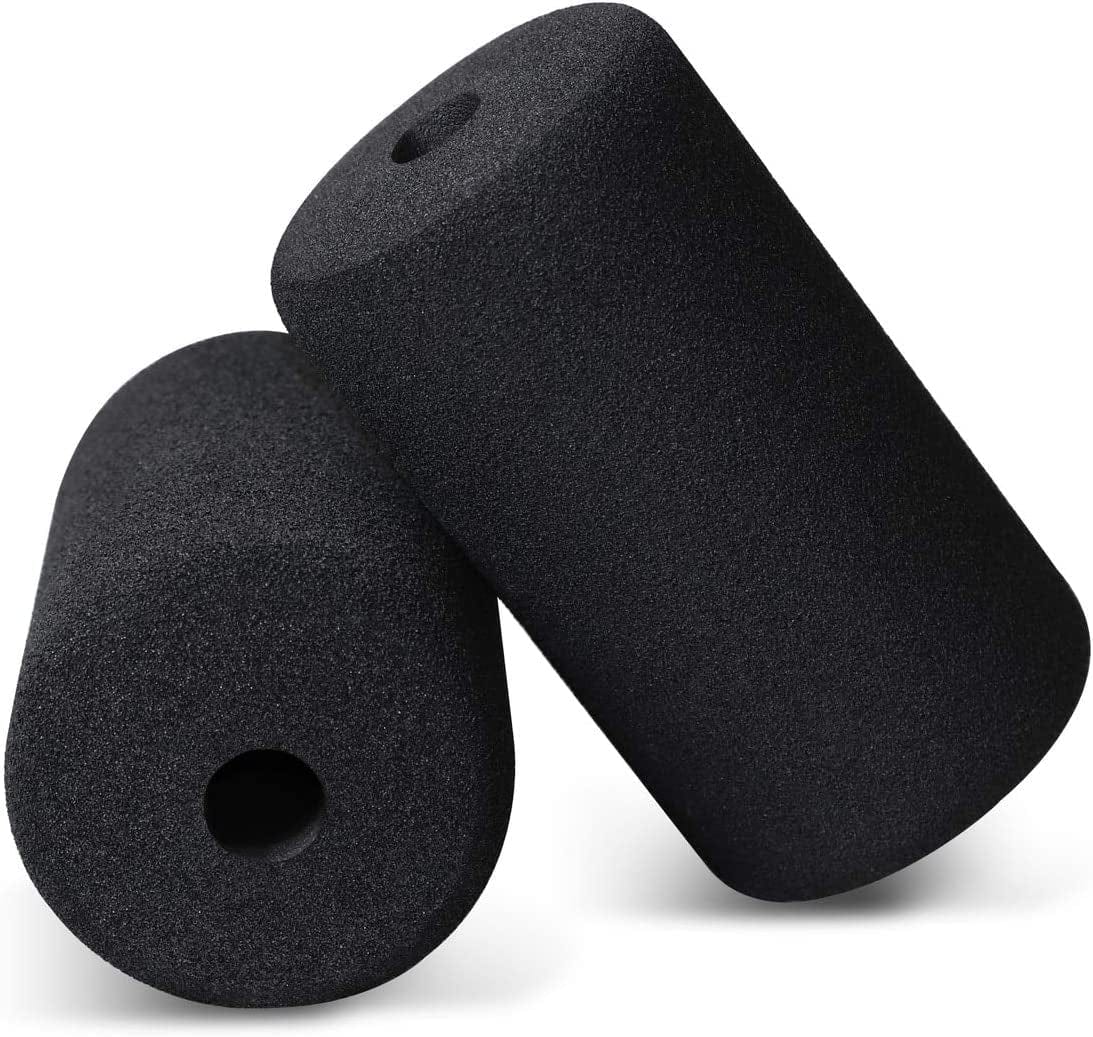 CAP Barbell Pu/Foam Roller, Pu/Foam Foot Pads, Roller Pad for Leg Extension, Weight Bench, PEC Deck Pads Replacement Parts for Exercise Machine, Multiple, Sold by Pair