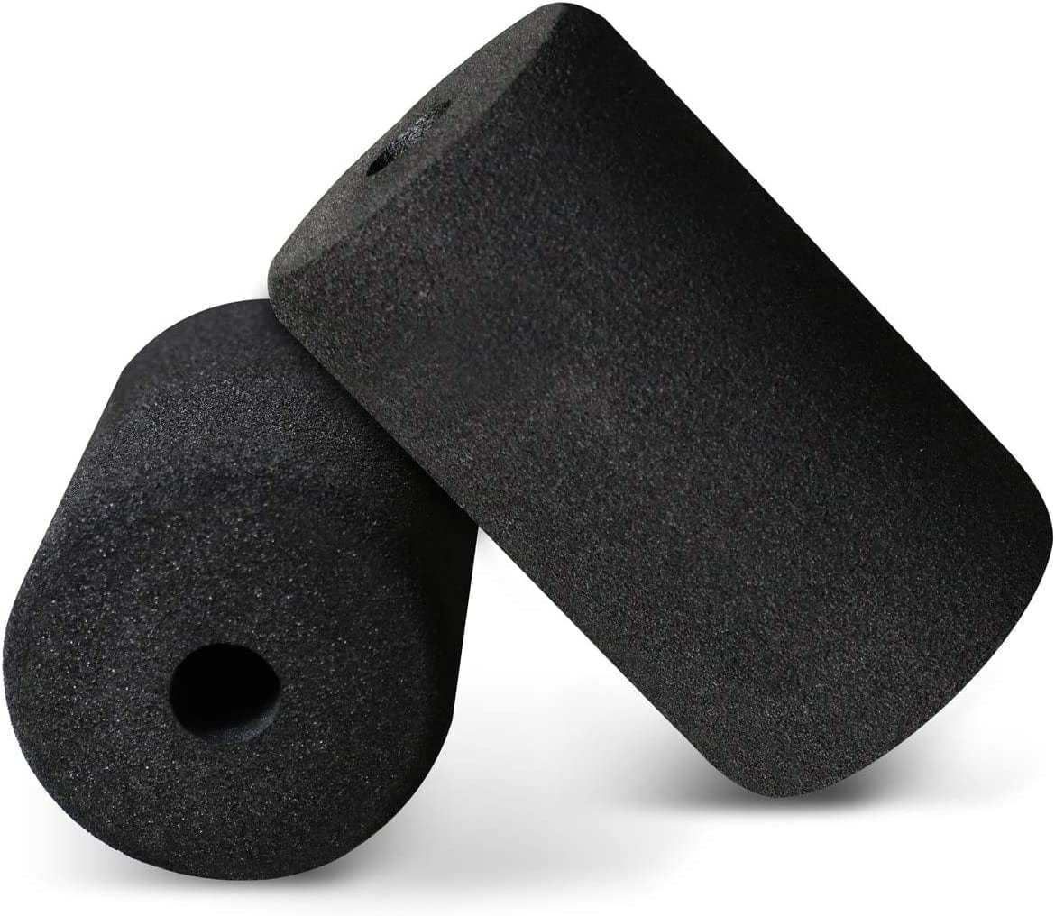 CAP Barbell Pu/Foam Roller, Pu/Foam Foot Pads, Roller Pad for Leg Extension, Weight Bench, PEC Deck Pads Replacement Parts for Exercise Machine, Multiple, Sold by Pair